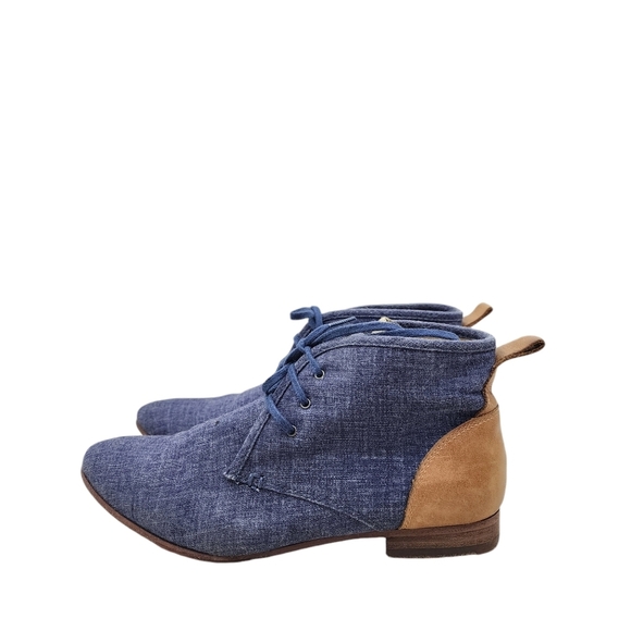 Sebago Women's Linen Hutton Lace Up Chukka Boot - 6 - Picture 1 of 8